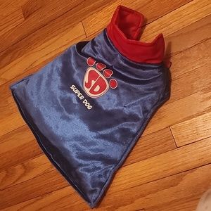 Super dog super hero dog costume Halloween size small